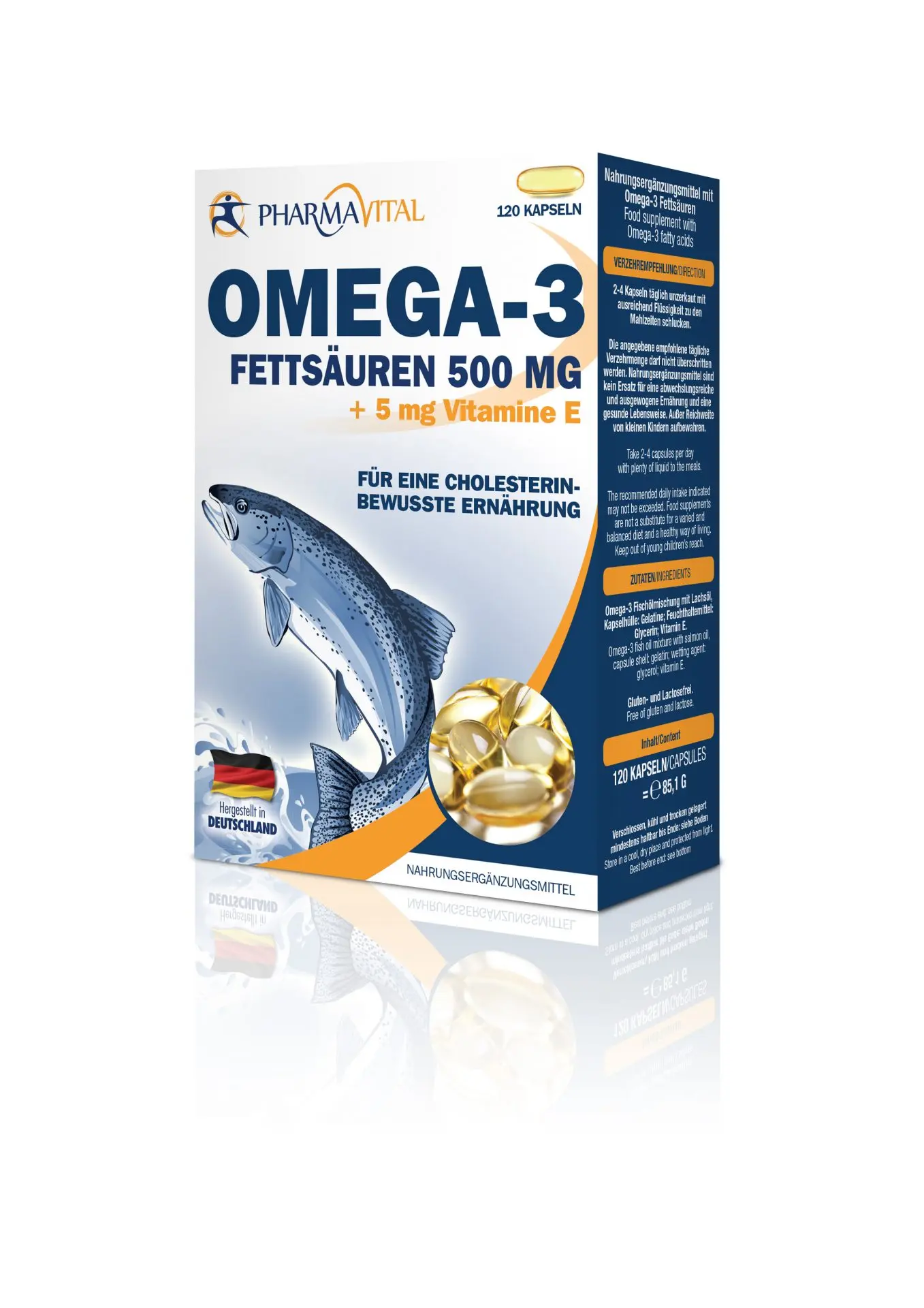 Omega-3 500 mg 120 capsules - Image 2