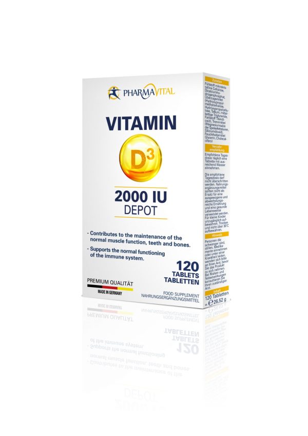 Vitamin D3 2.000 IU 120 Tabletten