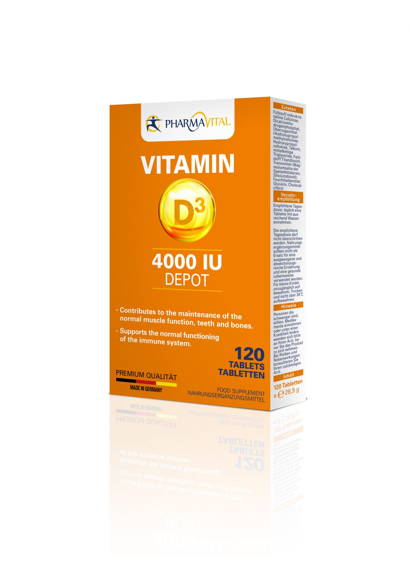 Vitamin D3 4.000 IU - PharmaVital GmbH